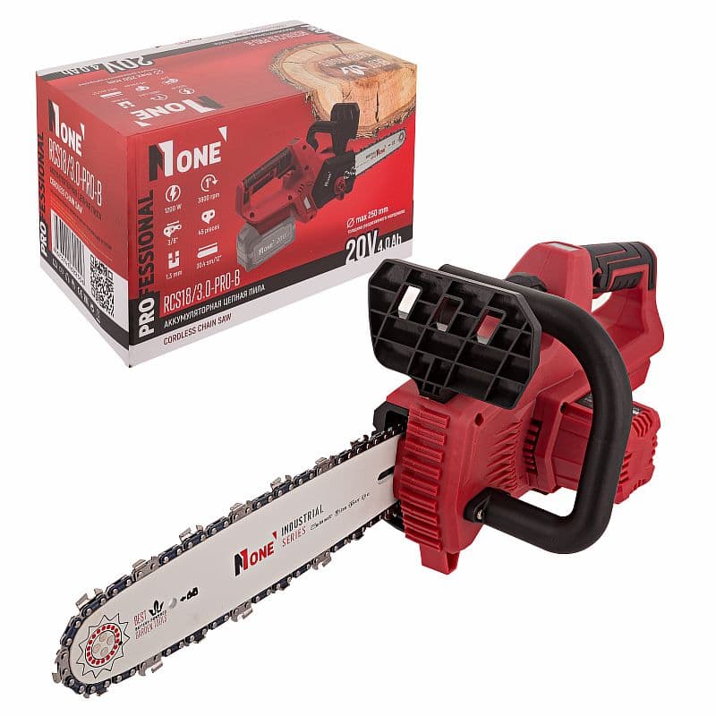 Пила цепная аккумуляторная INDUSTRIAL RCS18/3.0-PRO-B 20 В шина 30 см