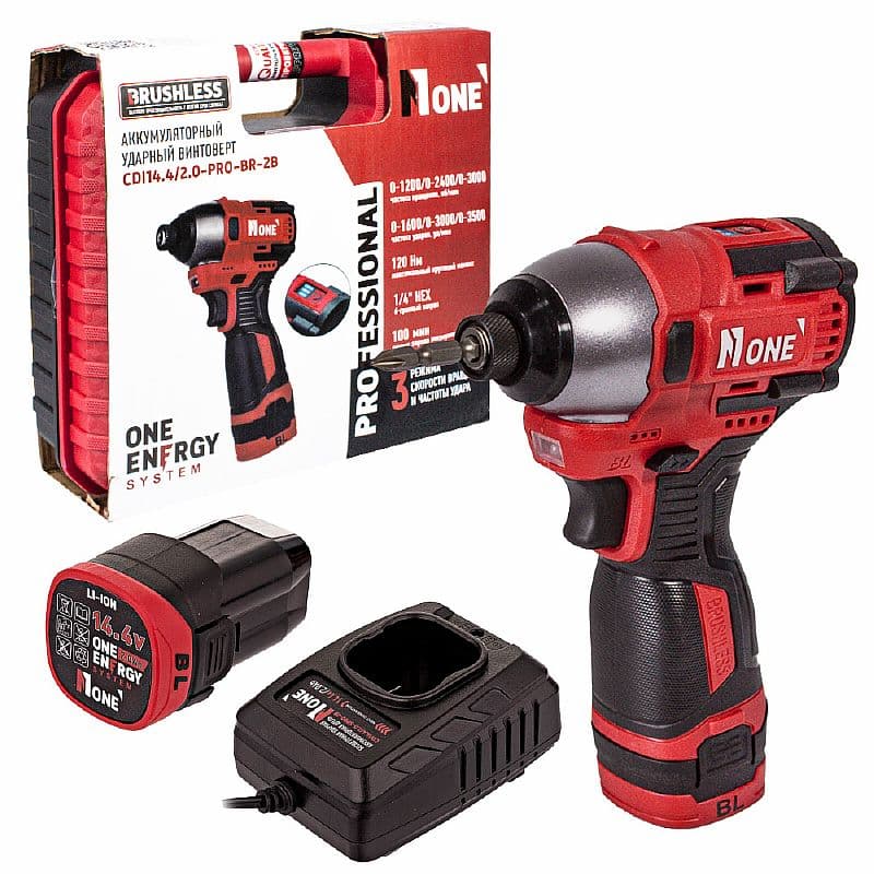 Винтоверт аккумуляторный INDUSTRIAL CDI 14.4/2.0-PRO-BR-2B 14.4 В