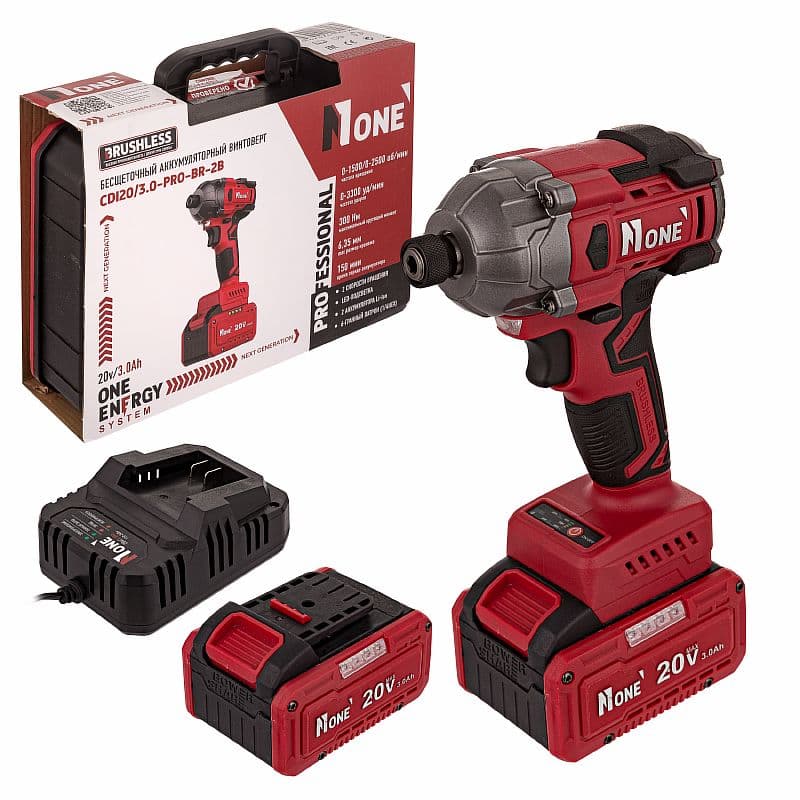 Винтоверт аккумуляторный INDUSTRIAL CDI 20/3.0-PRO-BR-2B 20 В