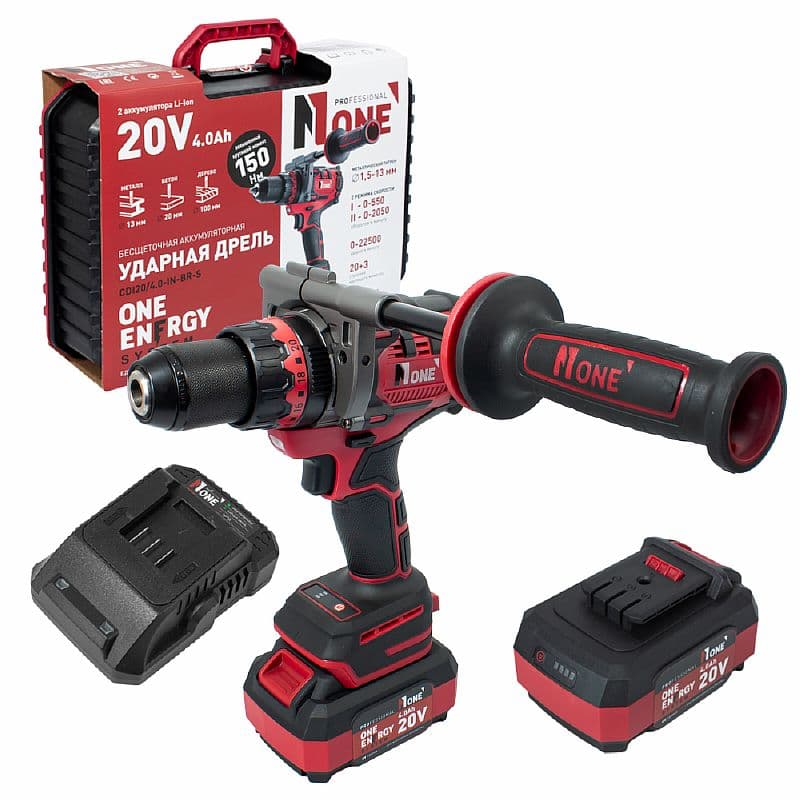 Дрель аккумуляторная ударная INDUSTRIAL CDI 20/4.0-IN-BR-S 20 В