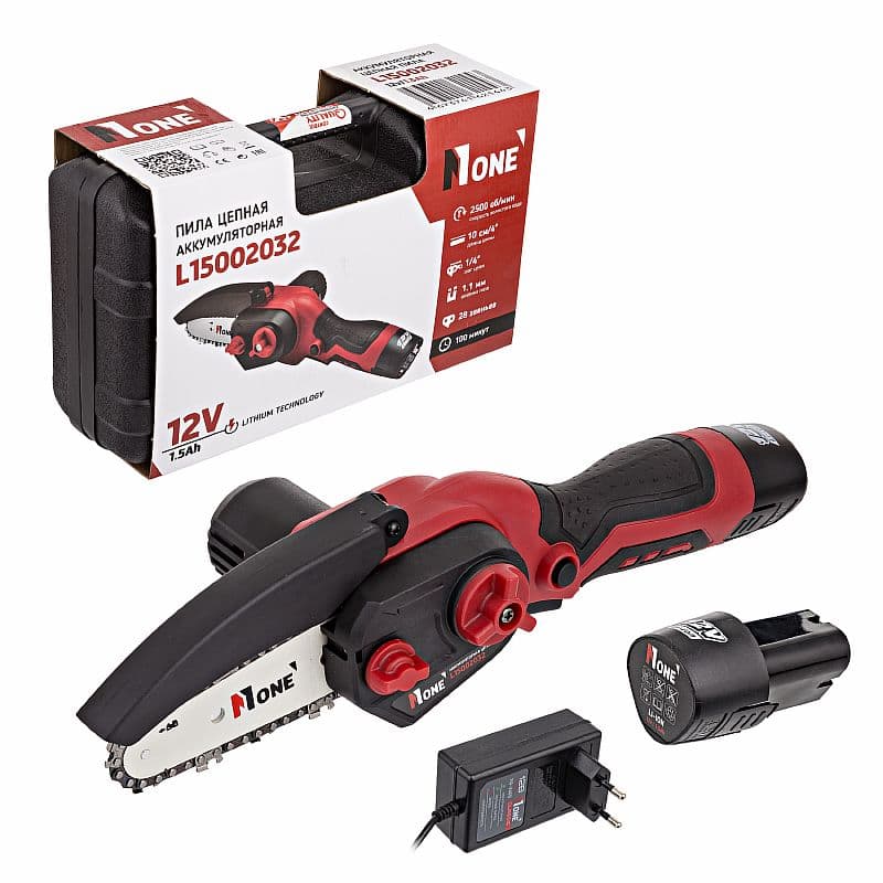 Пила цепная аккумуляторная INDUSTRIAL L15002032 12 В