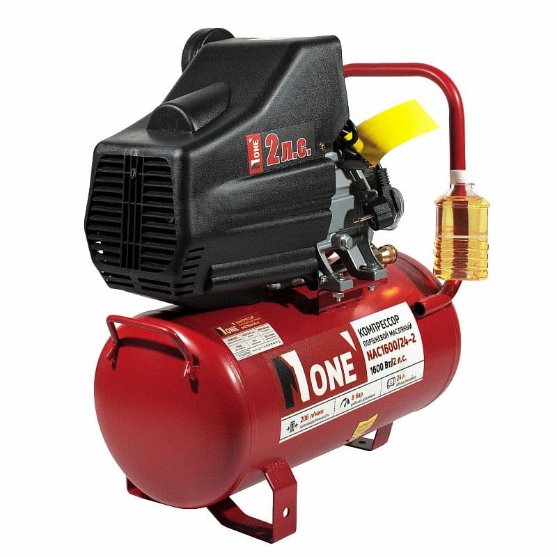 Компрессор масляный INDUSTRIAL NAC1600/24-2 1.6 кВт 24 л