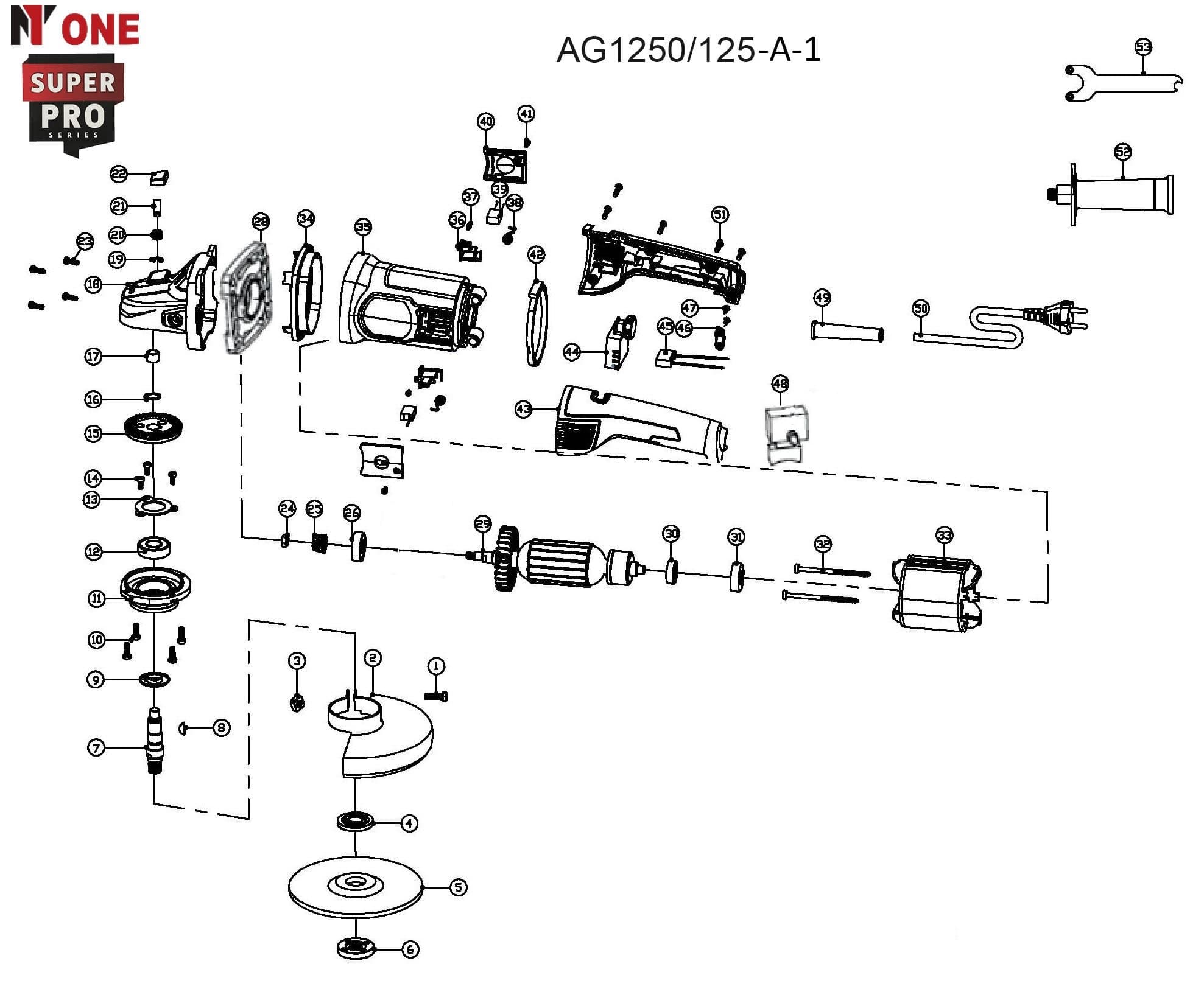 УШМ AG1250/125-A-1 1250 Вт 125 мм