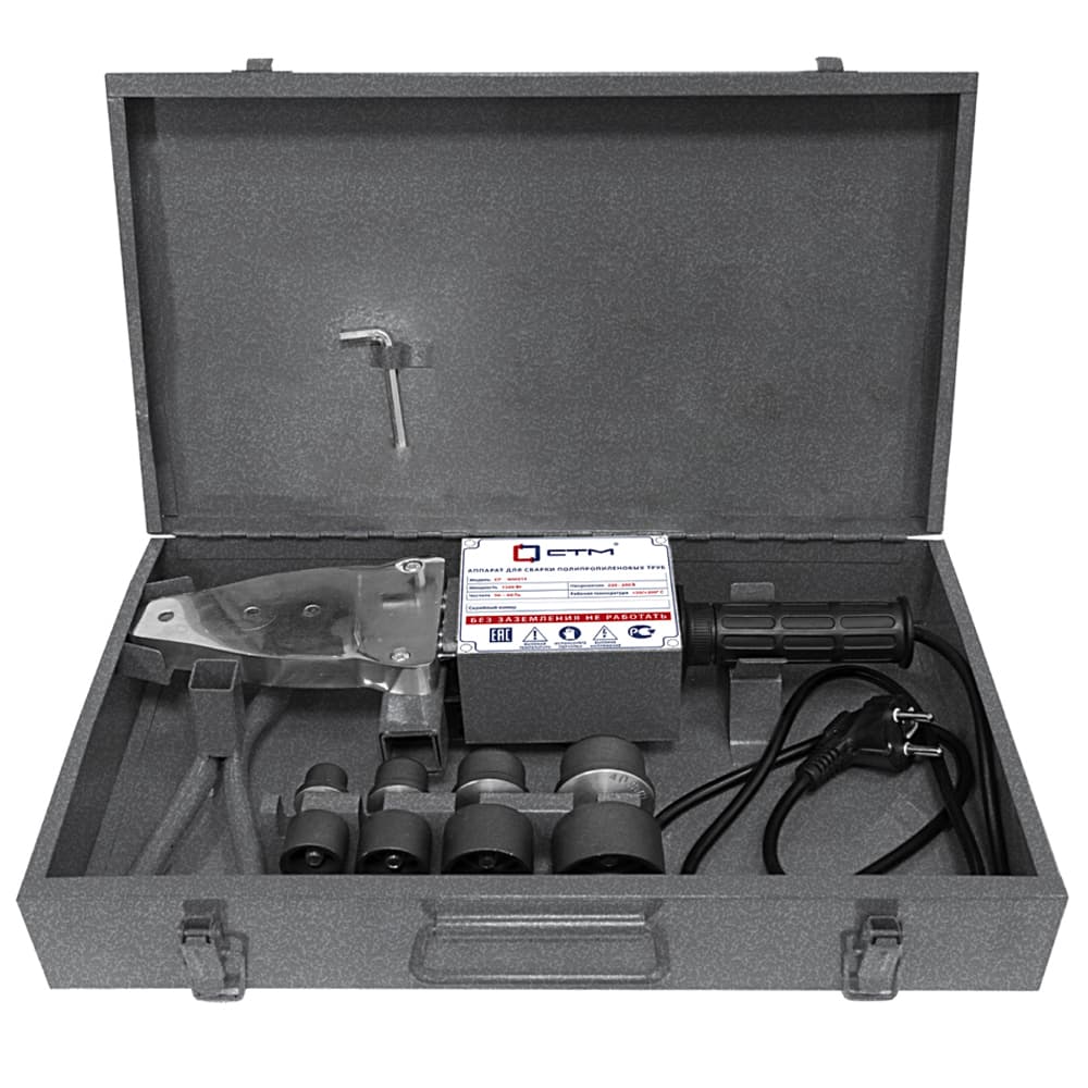Аппарат сварочный СТМ CP-WM-215 для PP-R труб, 1500 Вт