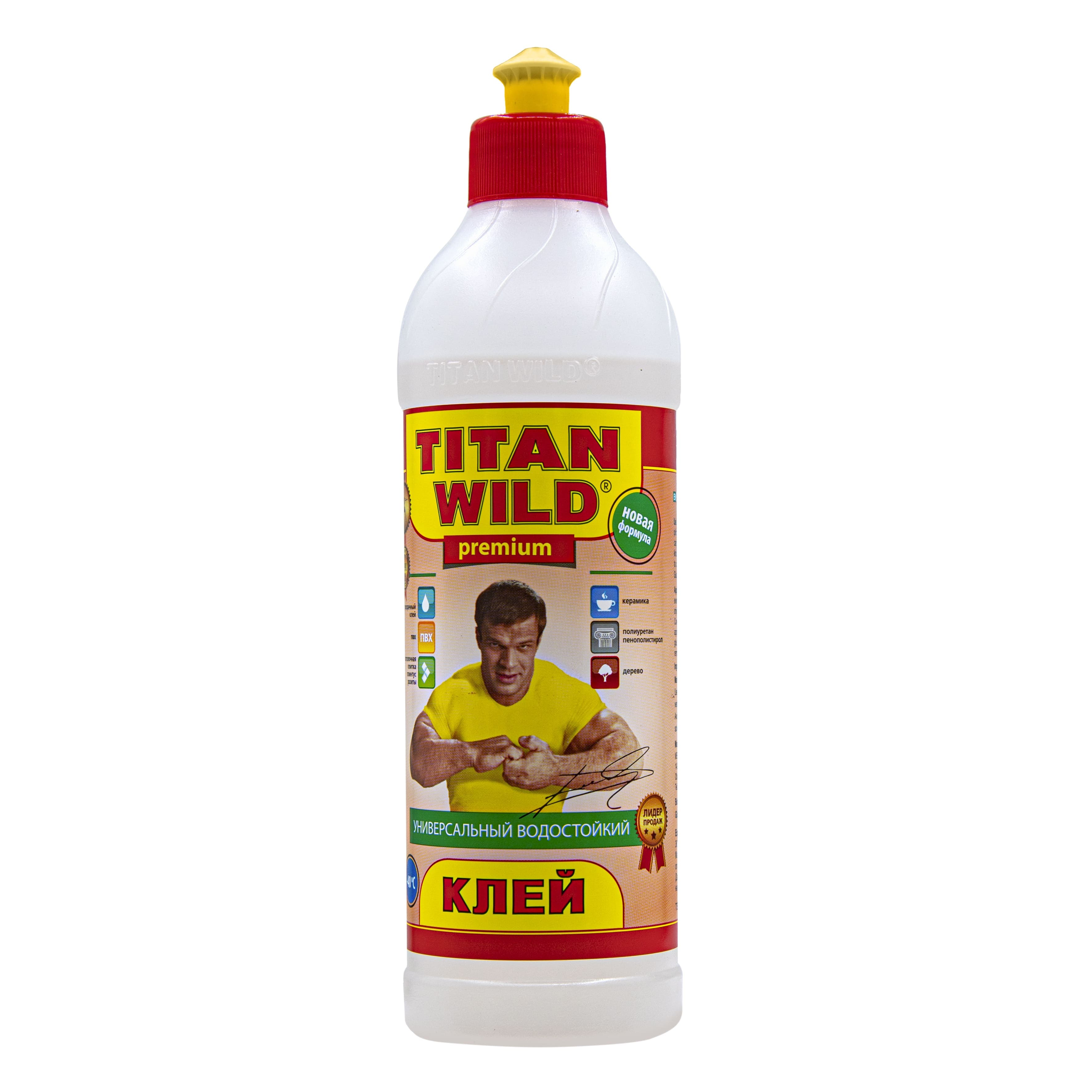 Клей универсальный Titan Wild водостойкий, 0,5 л