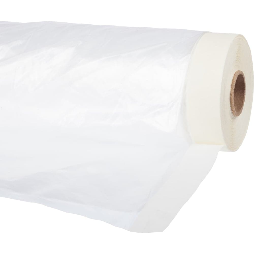 Пленка защитная РемоКолор с малярной лентой HDPE, 1,8×25 м, 8 мкм