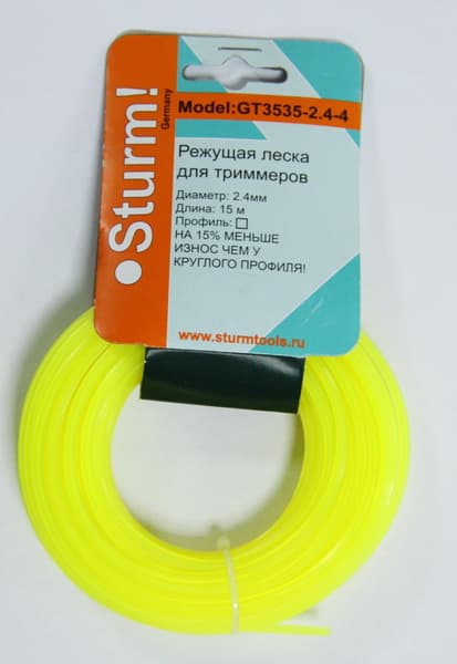 Леска для триммера Sturm GT3535-2.0-4 2,0 мм