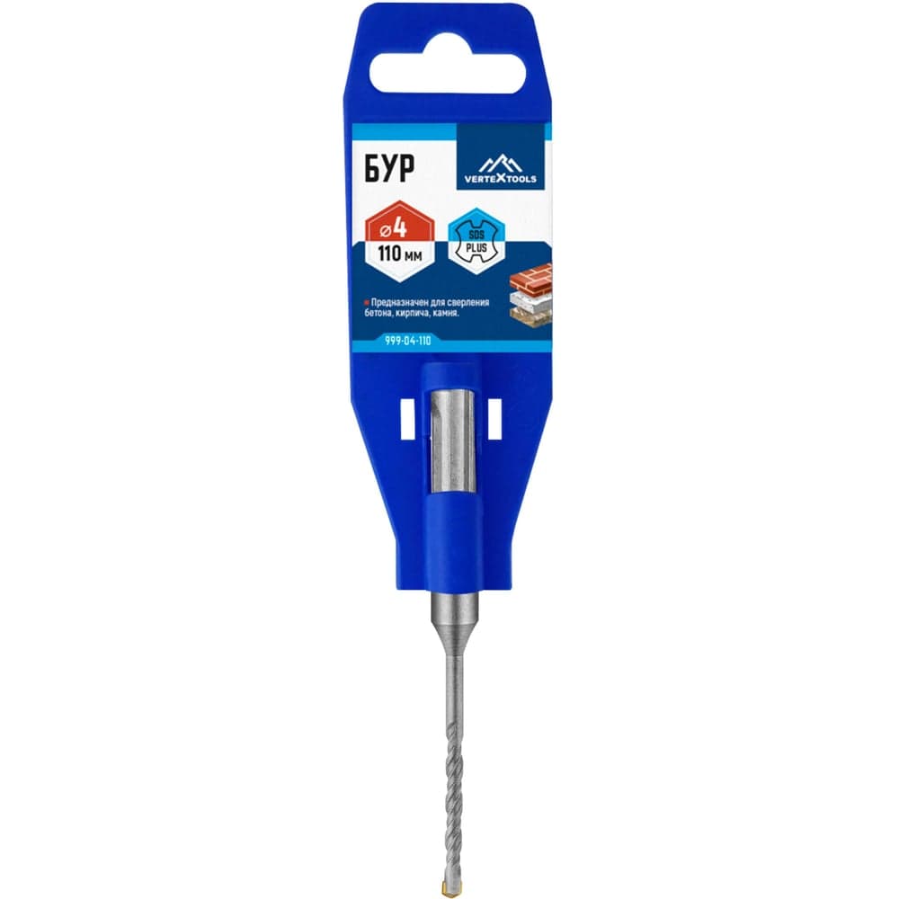 Бур VERTEXTOOLS SDS Plus 4×110 мм по бетону