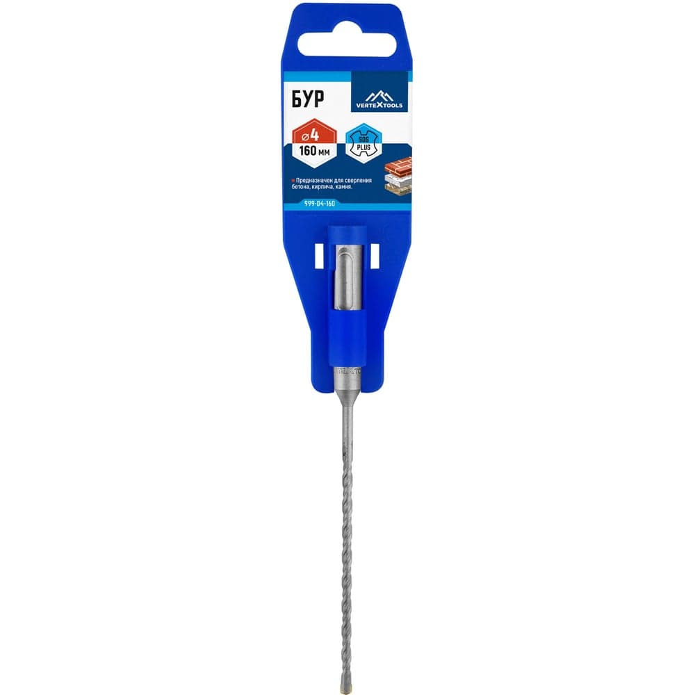 Бур VERTEXTOOLS SDS Plus 4×160 мм по бетону