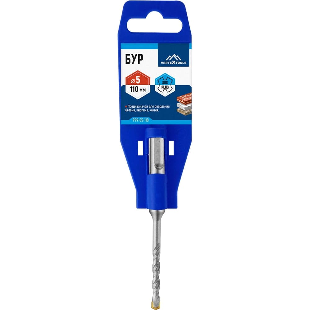 Бур VERTEXTOOLS SDS Plus 5×110 мм по бетону