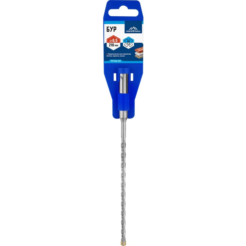 Бур VERTEXTOOLS SDS Plus 6,5×210 мм по бетону