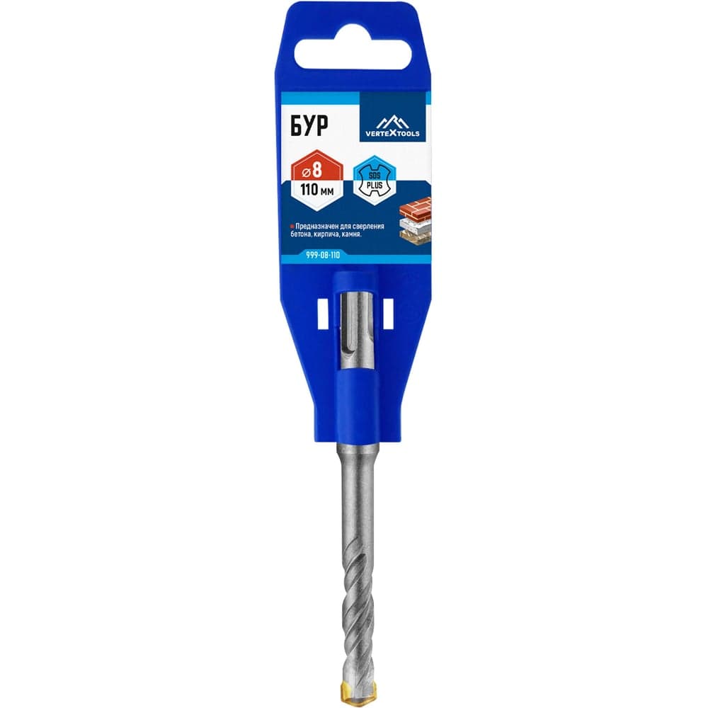Бур VERTEXTOOLS SDS Plus 8×110 мм по бетону