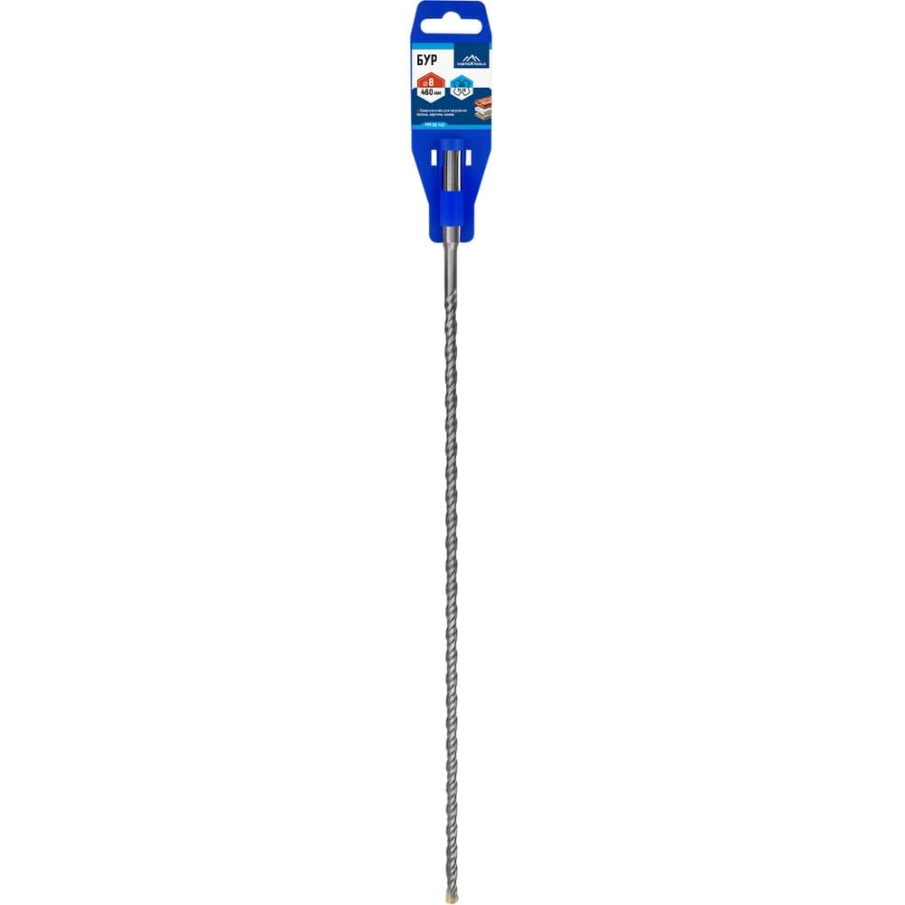 Бур VERTEXTOOLS SDS Plus 8×460 мм по бетону