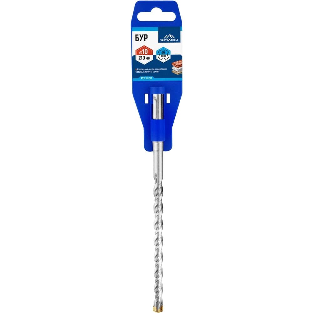 Бур VERTEXTOOLS SDS Plus 10×210 мм по бетону