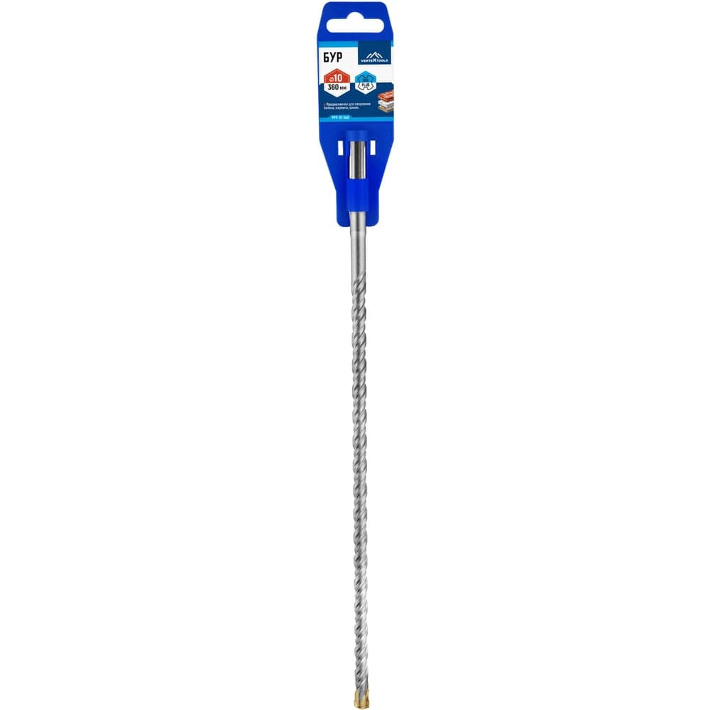 Бур VERTEXTOOLS SDS Plus 10×360 мм по бетону