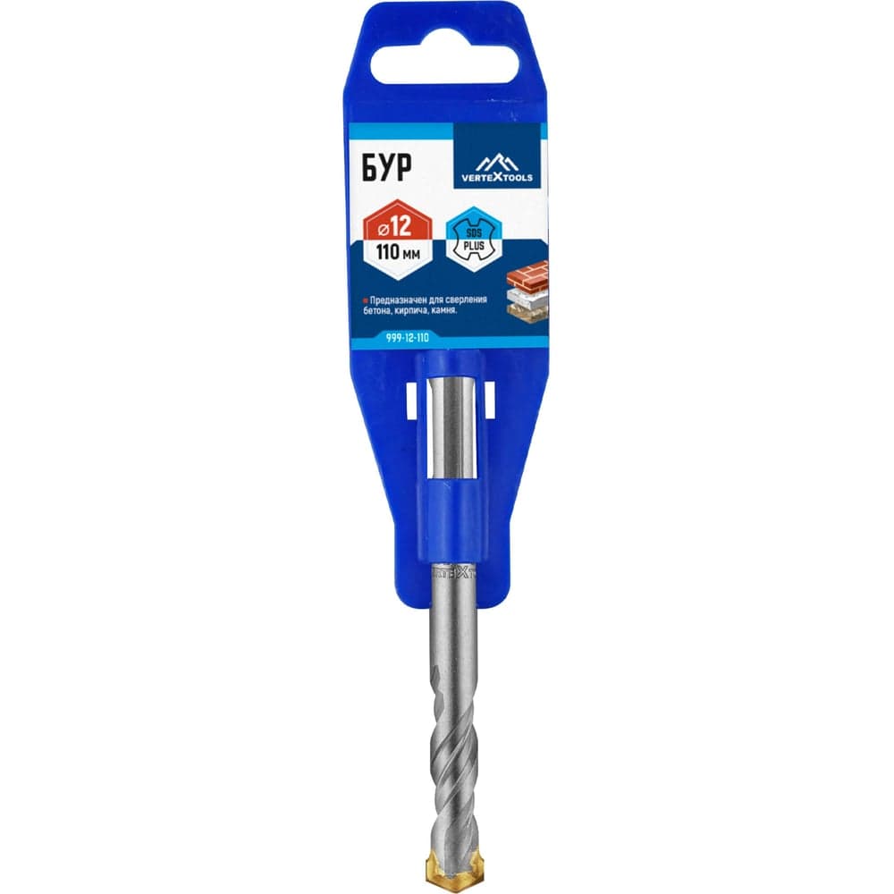 Бур VERTEXTOOLS SDS Plus 12×110 мм по бетону