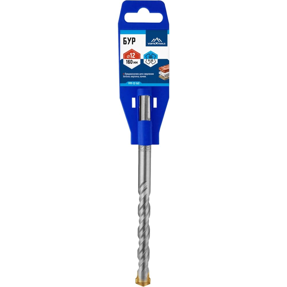 Бур VERTEXTOOLS SDS Plus 12×160 мм по бетону