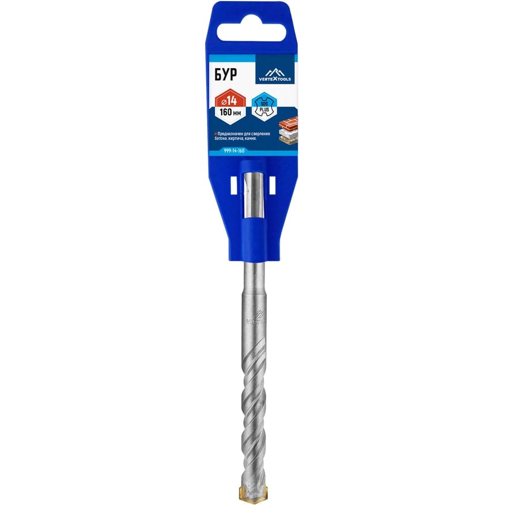 Бур VERTEXTOOLS SDS Plus 14×160 мм по бетону