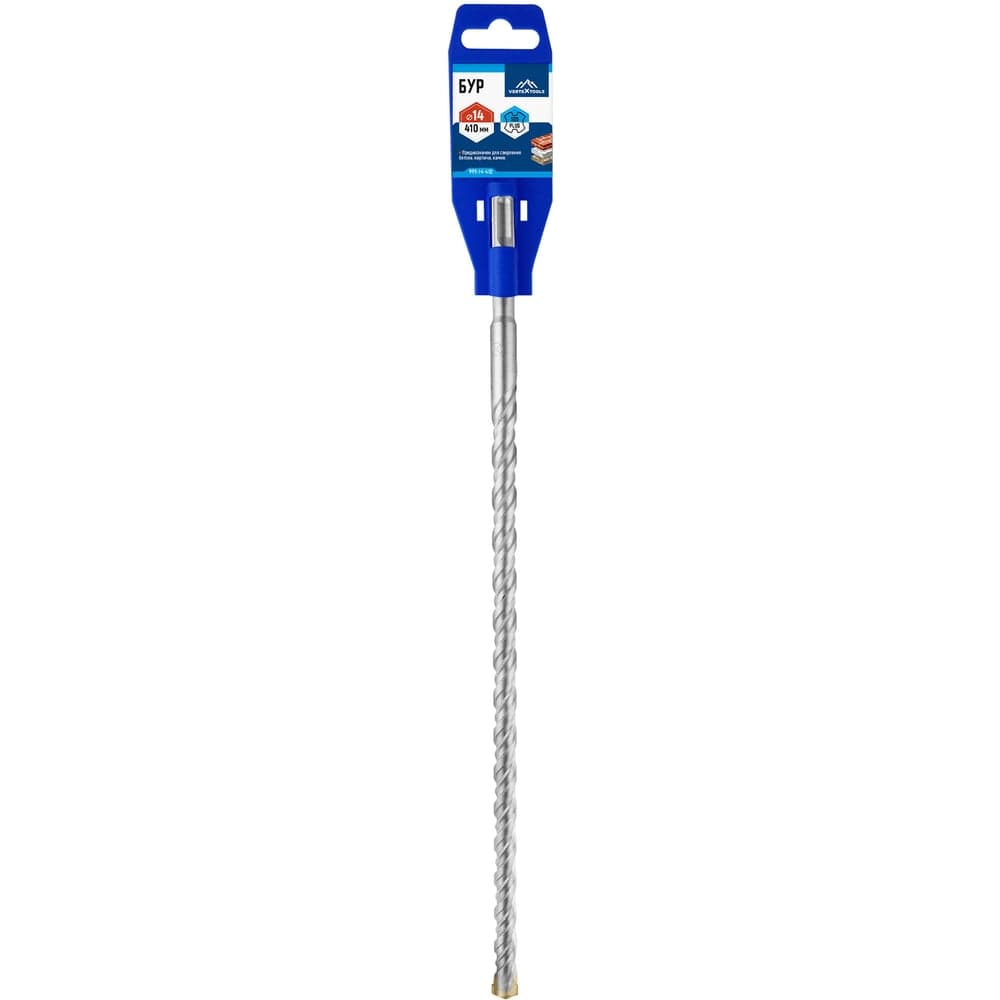 Бур VERTEXTOOLS SDS Plus 14×410 мм по бетону
