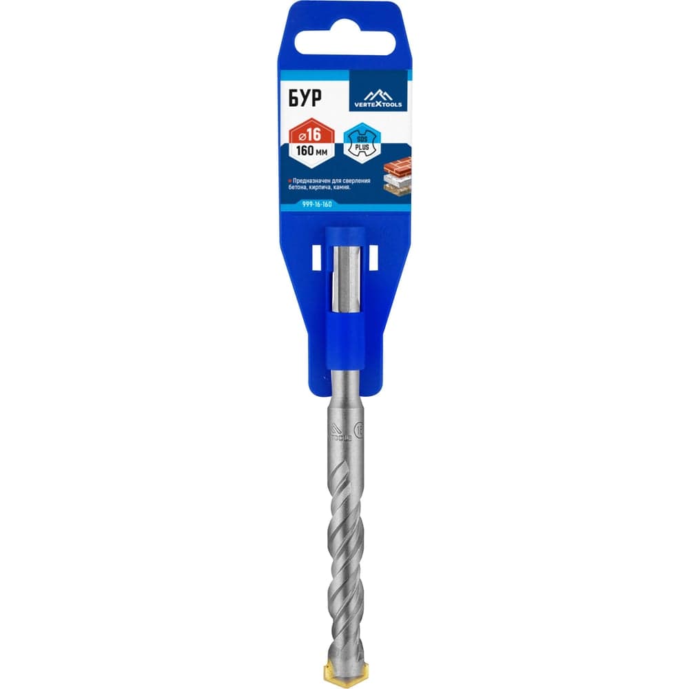 Бур VERTEXTOOLS SDS Plus 16×160 мм по бетону