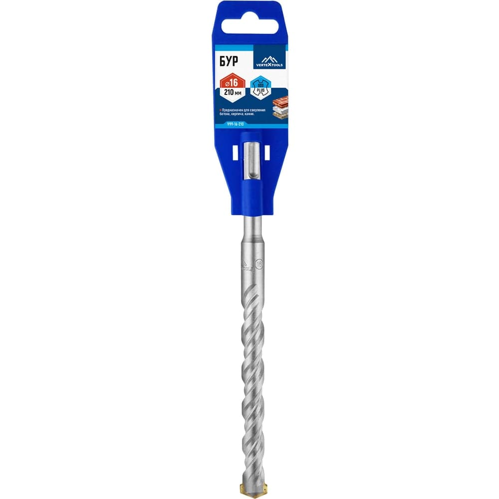 Бур VERTEXTOOLS SDS Plus 16×210 мм по бетону