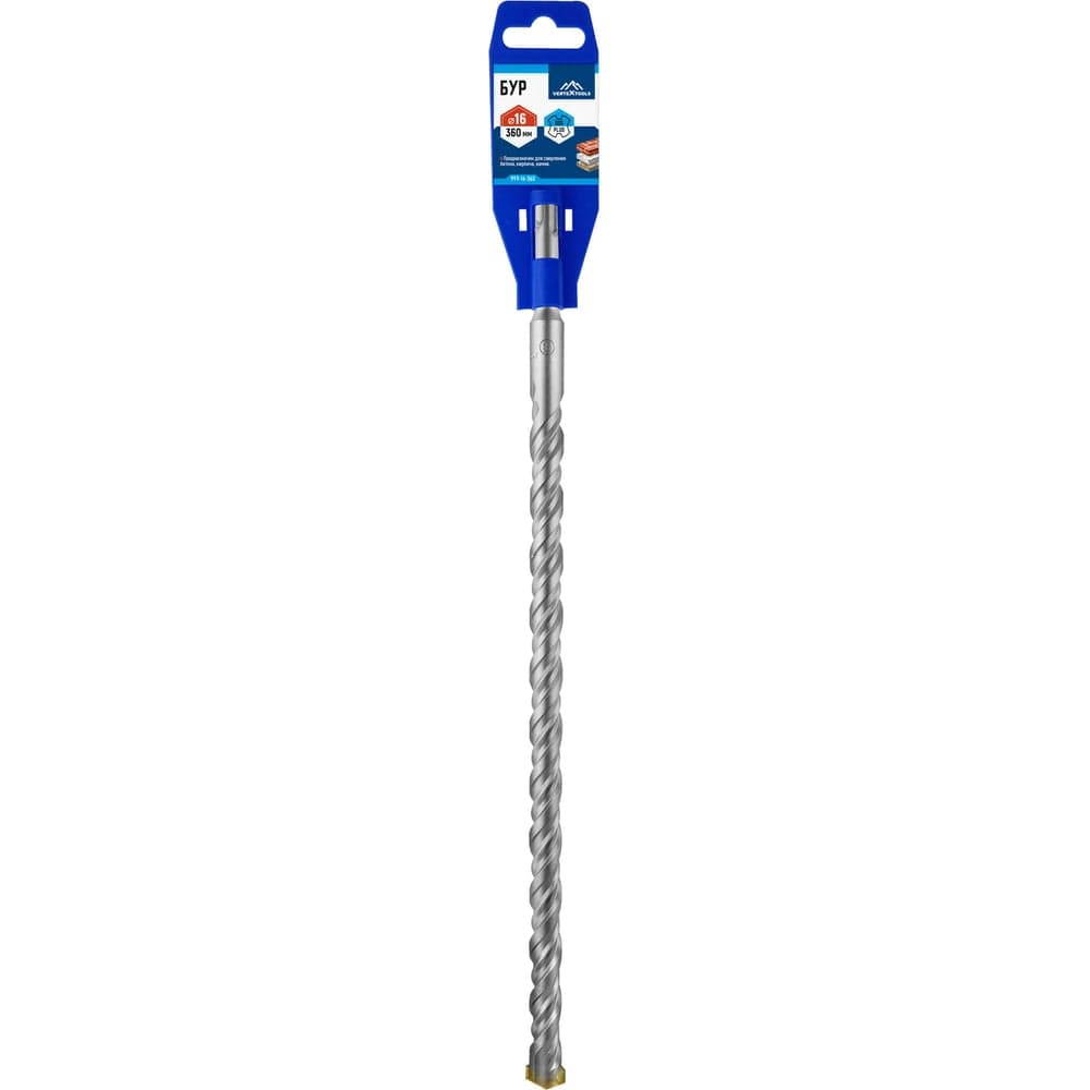 Бур VERTEXTOOLS SDS Plus 16×360 мм по бетону