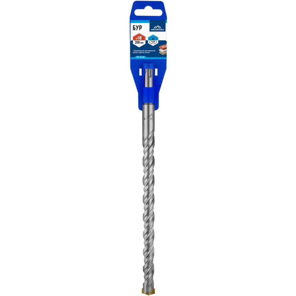 Бур VERTEXTOOLS SDS Plus 18×310 мм по бетону