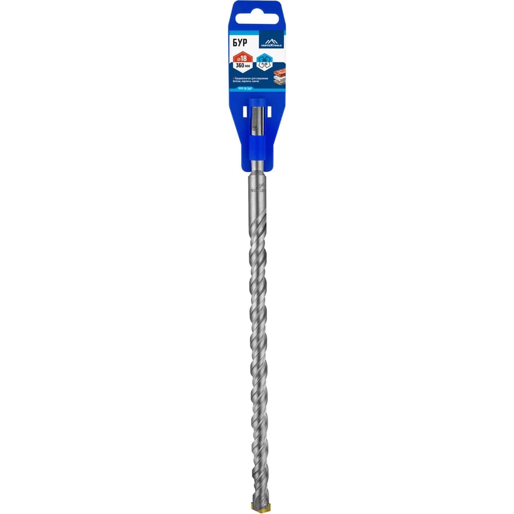 Бур VERTEXTOOLS SDS Plus 18×360 мм по бетону
