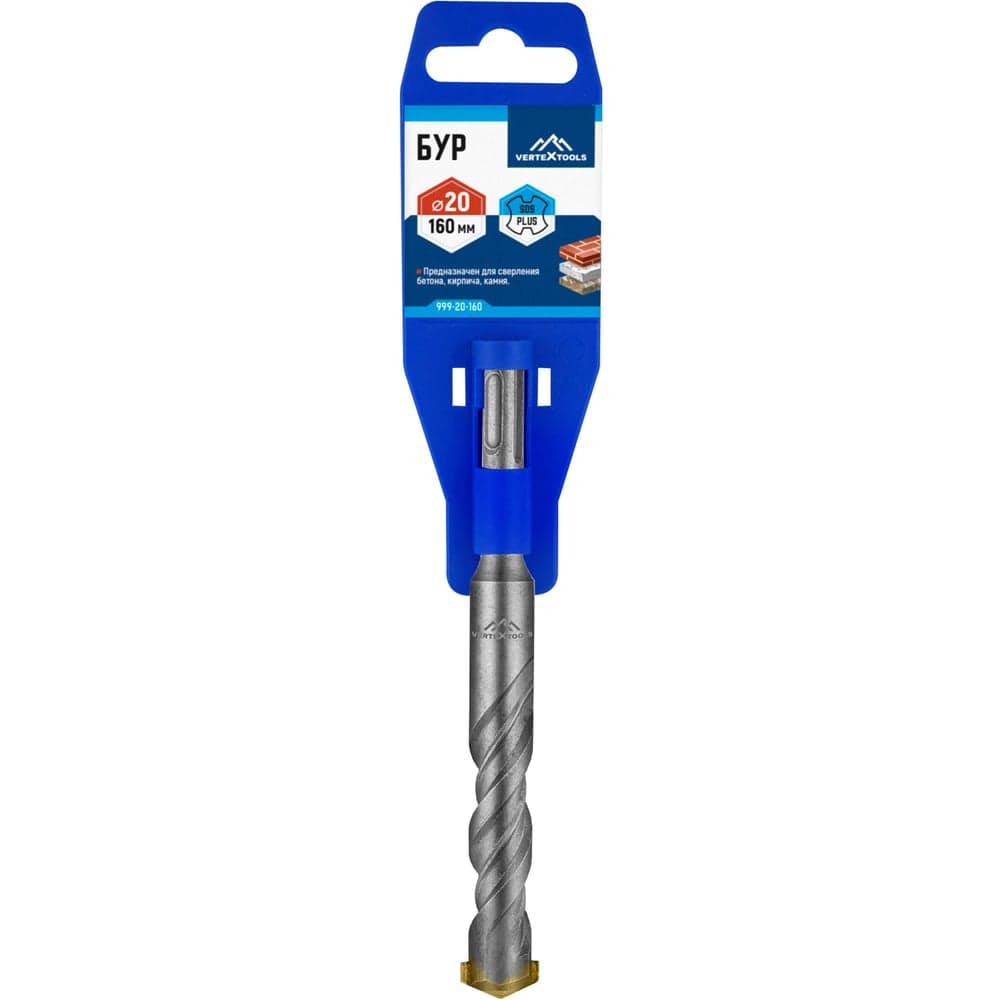 Бур VERTEXTOOLS SDS Plus 20×160 мм по бетону