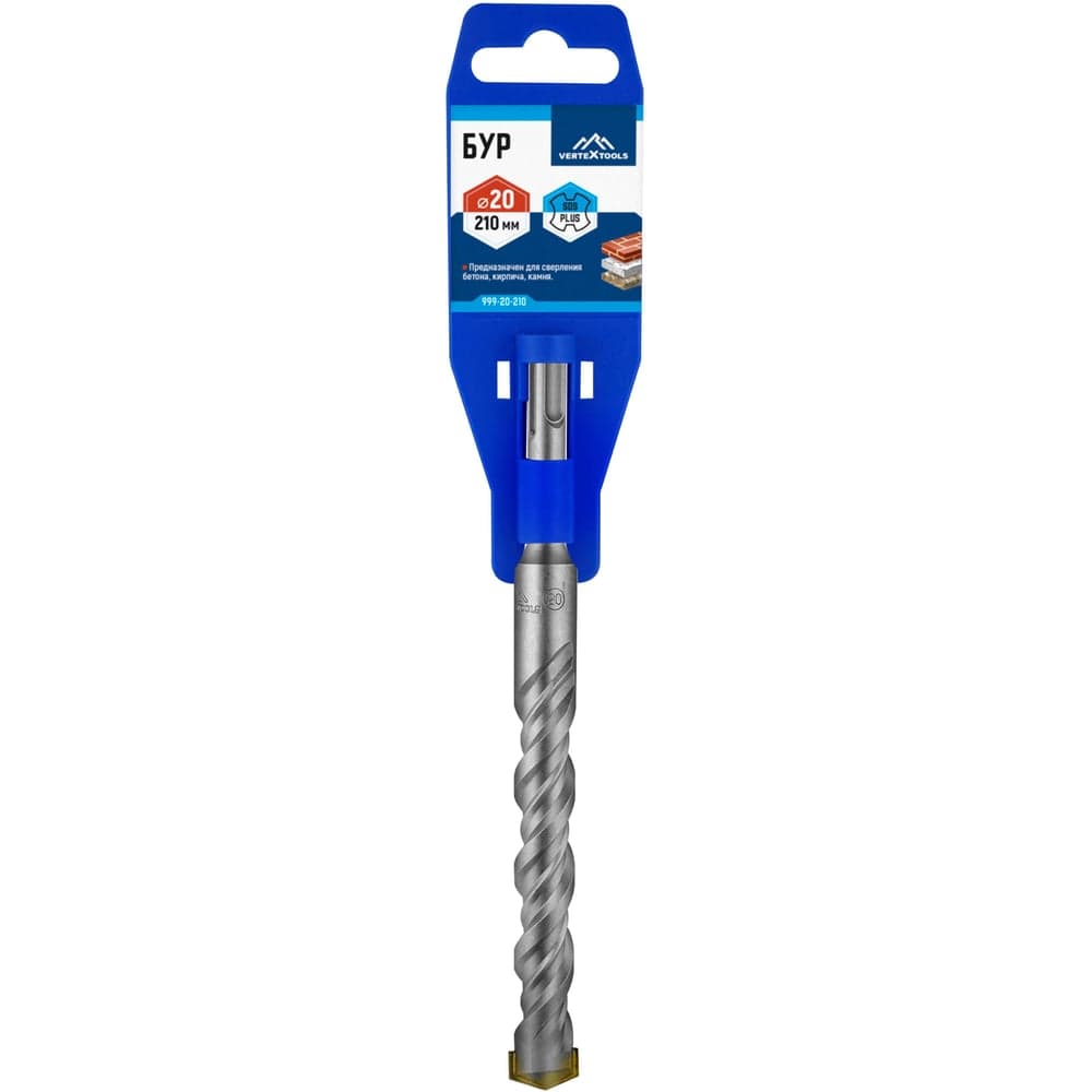 Бур VERTEXTOOLS SDS Plus 20×210 мм по бетону