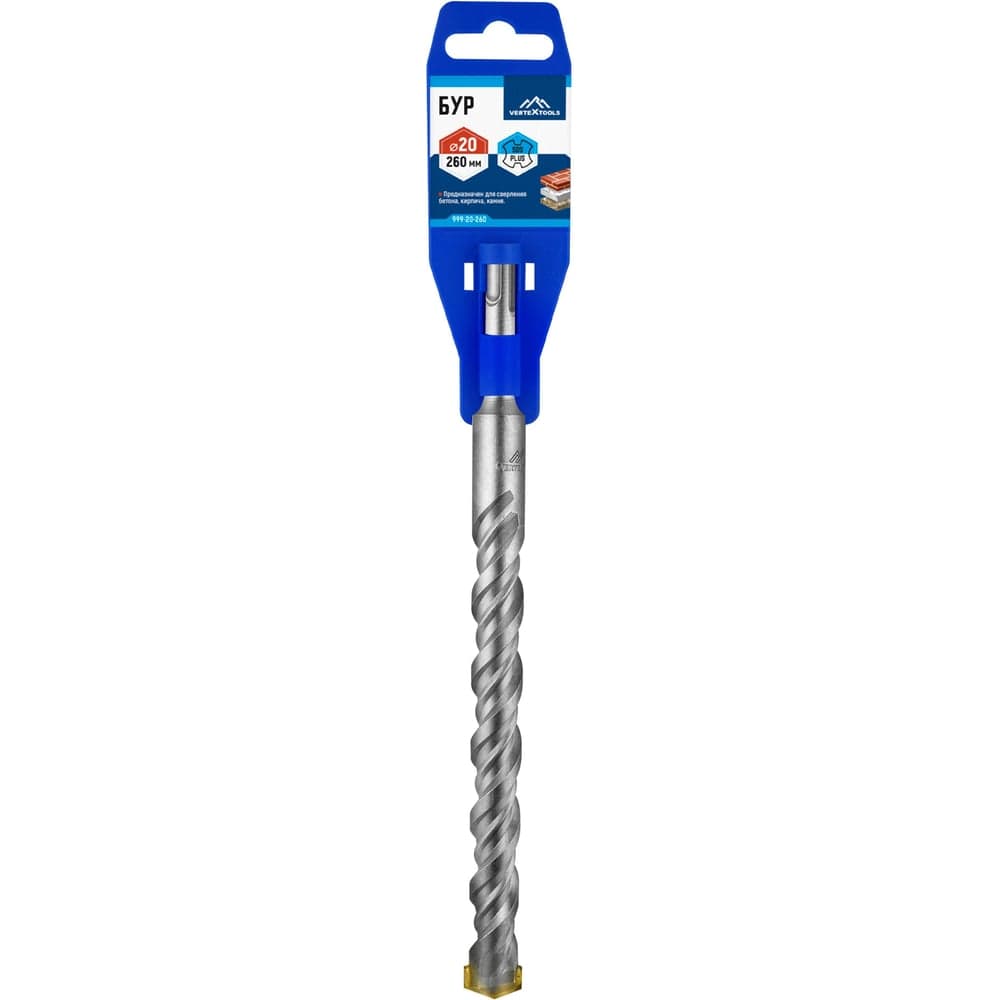 Бур VERTEXTOOLS SDS Plus 20×260 мм по бетону