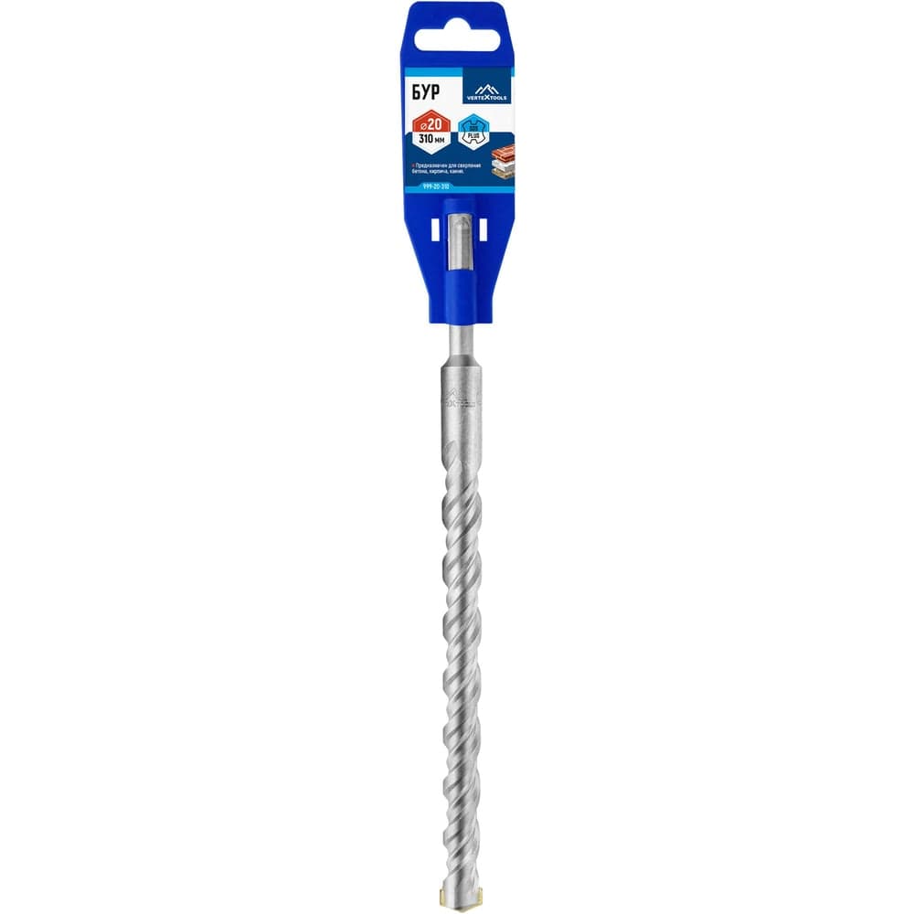 Бур VERTEXTOOLS SDS Plus 20×310 мм по бетону