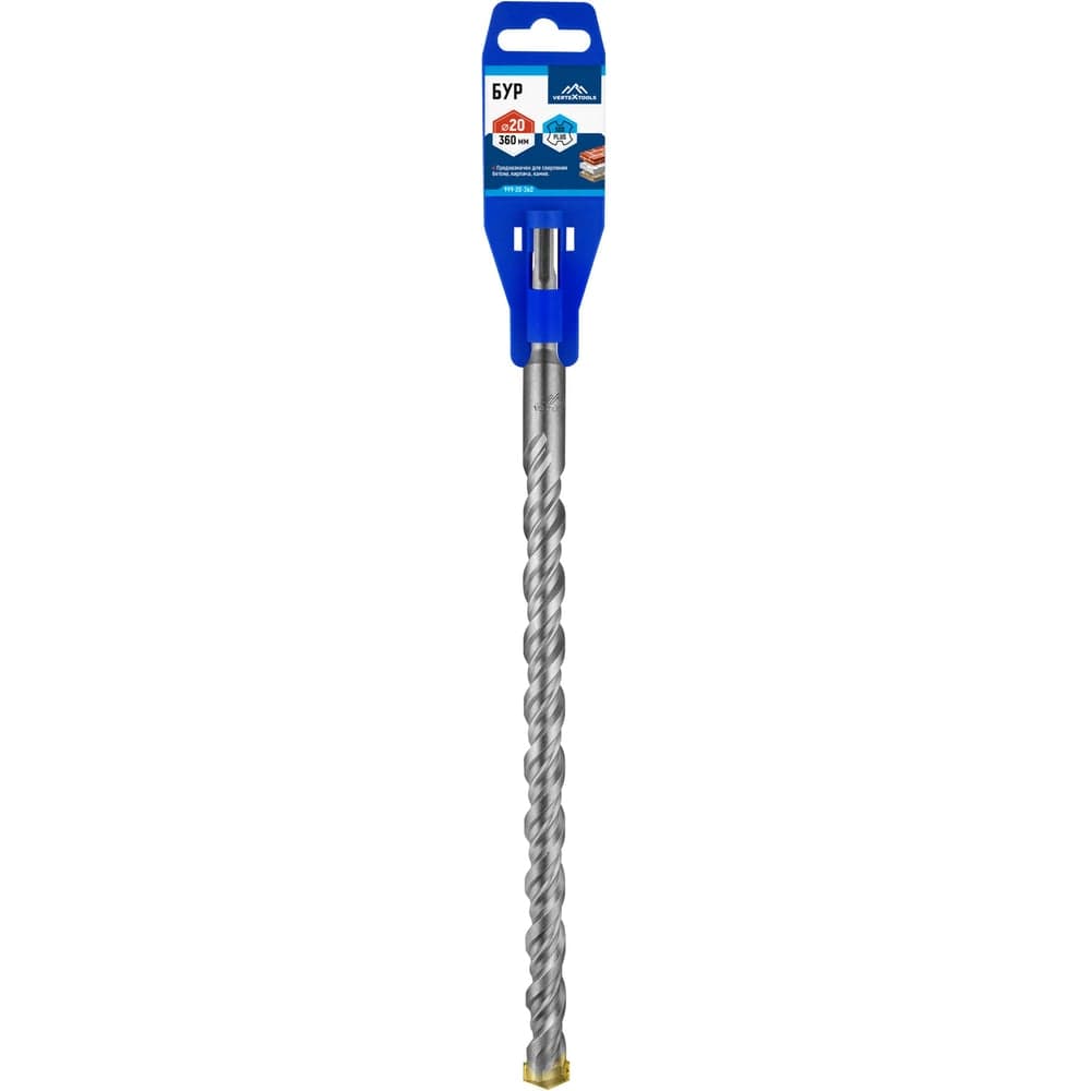 Бур VERTEXTOOLS SDS Plus 20×360 мм по бетону