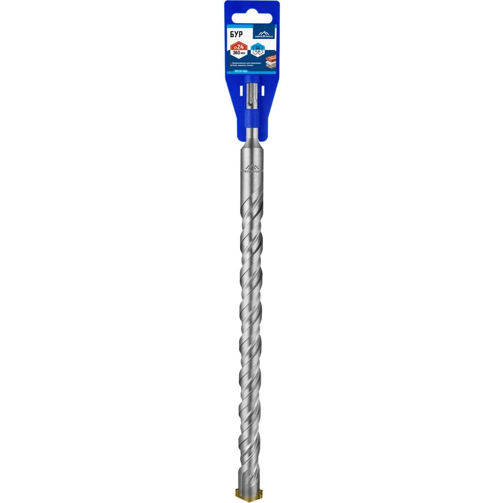 Бур VERTEXTOOLS SDS Plus 24×360 мм по бетону