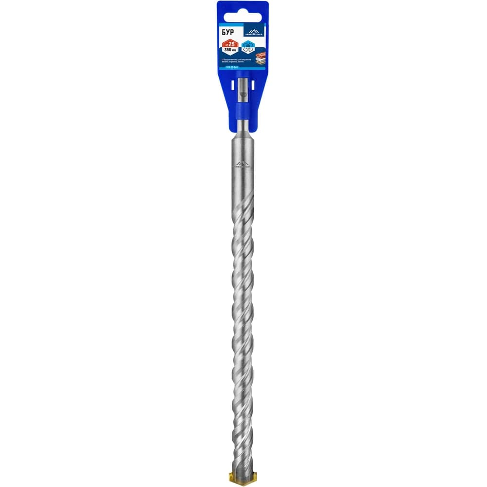 Бур VERTEXTOOLS SDS Plus 25×360 мм по бетону