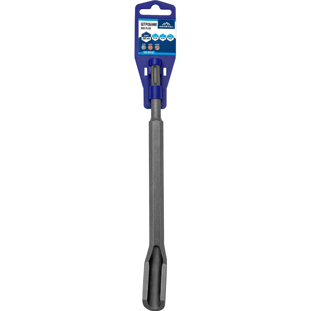 Штробник VERTEXTOOLS SDS Plus 14×250 мм, ширина 22 мм