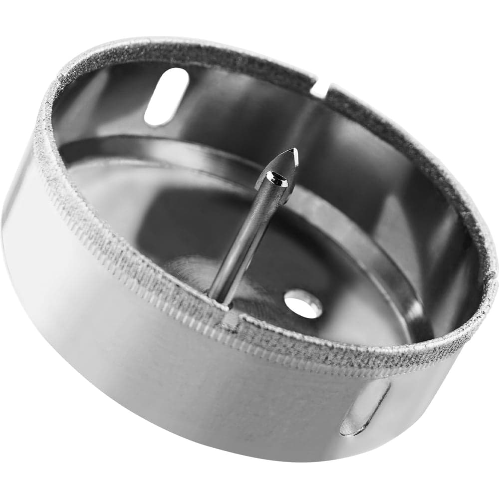 Коронка по стеклу VERTEXTOOLS Ø85×55 мм, с центрирующим сверлом