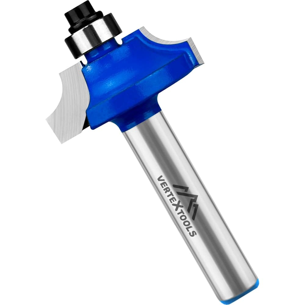 Фреза кромочная калевочная VERTEXTOOLS Ø29×11 мм, хвостовик 8 мм, подшипник 9.5 мм