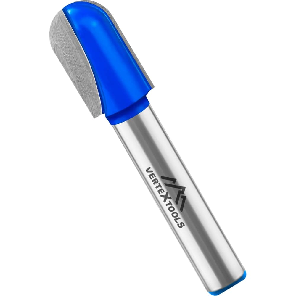 Фреза пазовая галтельная VERTEXTOOLS Ø19×32 мм, хвостовик 12 мм