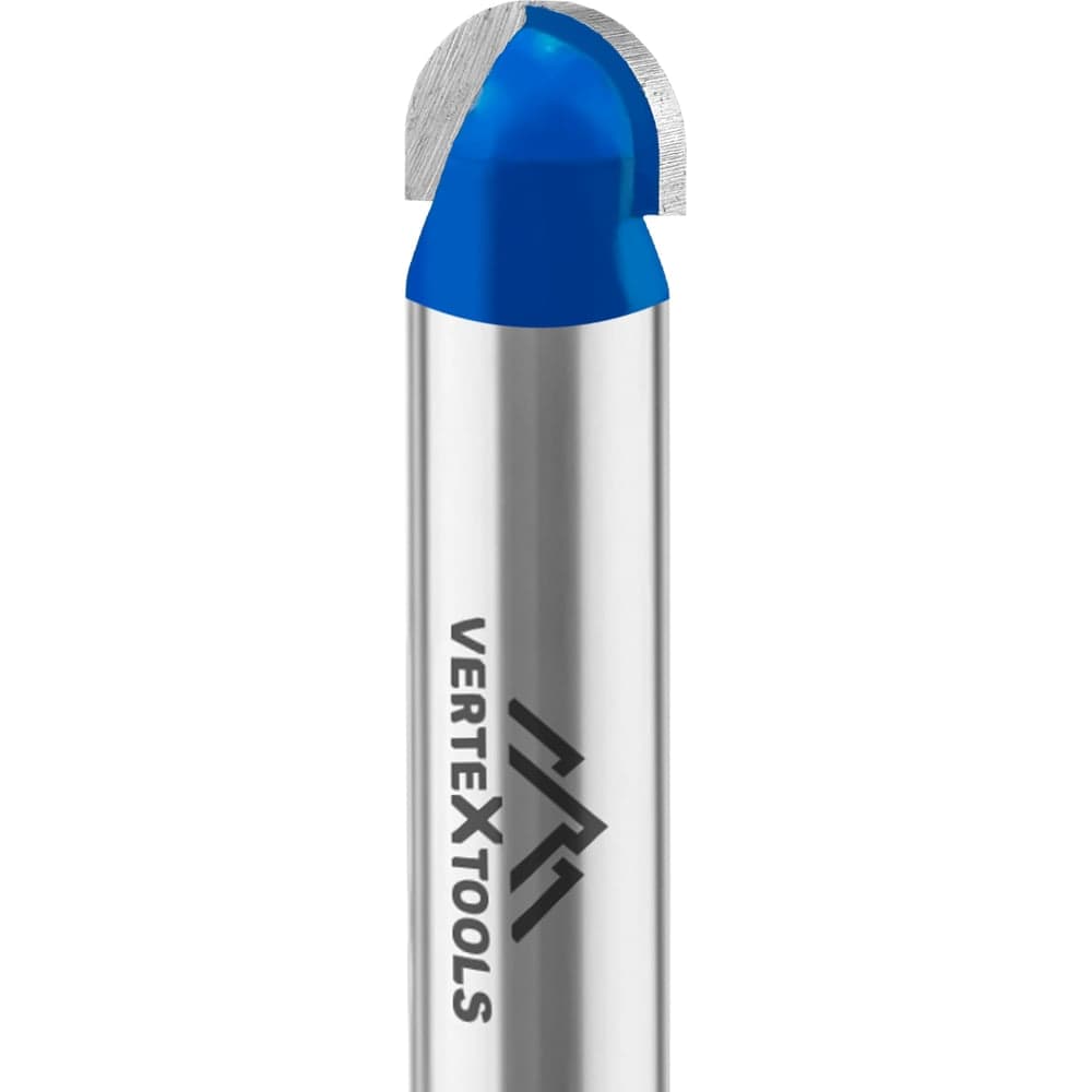 Фреза пазовая галтельная VERTEXTOOLS Ø10×6.5 мм, хвостовик 8 мм