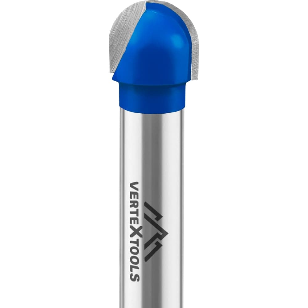 Фреза пазовая галтельная VERTEXTOOLS Ø12×9.5 мм, хвостовик 8 мм