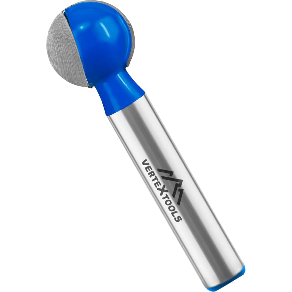 Фреза пазовая галтельная VERTEXTOOLS Ø16×15 мм, хвостовик 8 мм