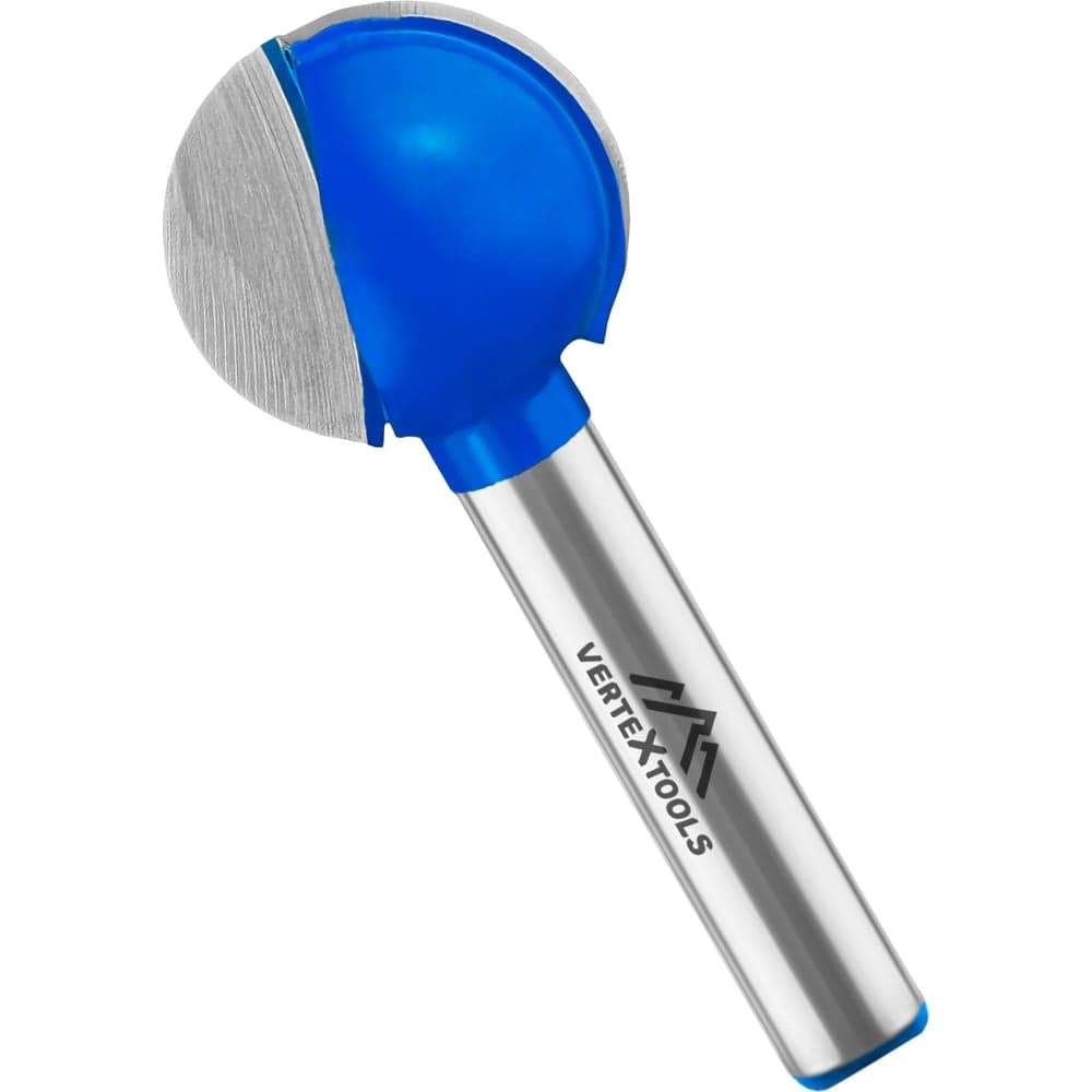 Фреза пазовая галтельная VERTEXTOOLS Ø24×22 мм, хвостовик 8 мм