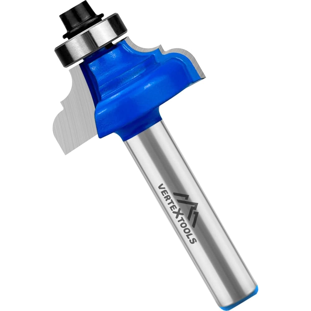 Фреза профильная VERTEXTOOLS с подшипником Ø28.6×12.7 мм, хвостовик 8 мм