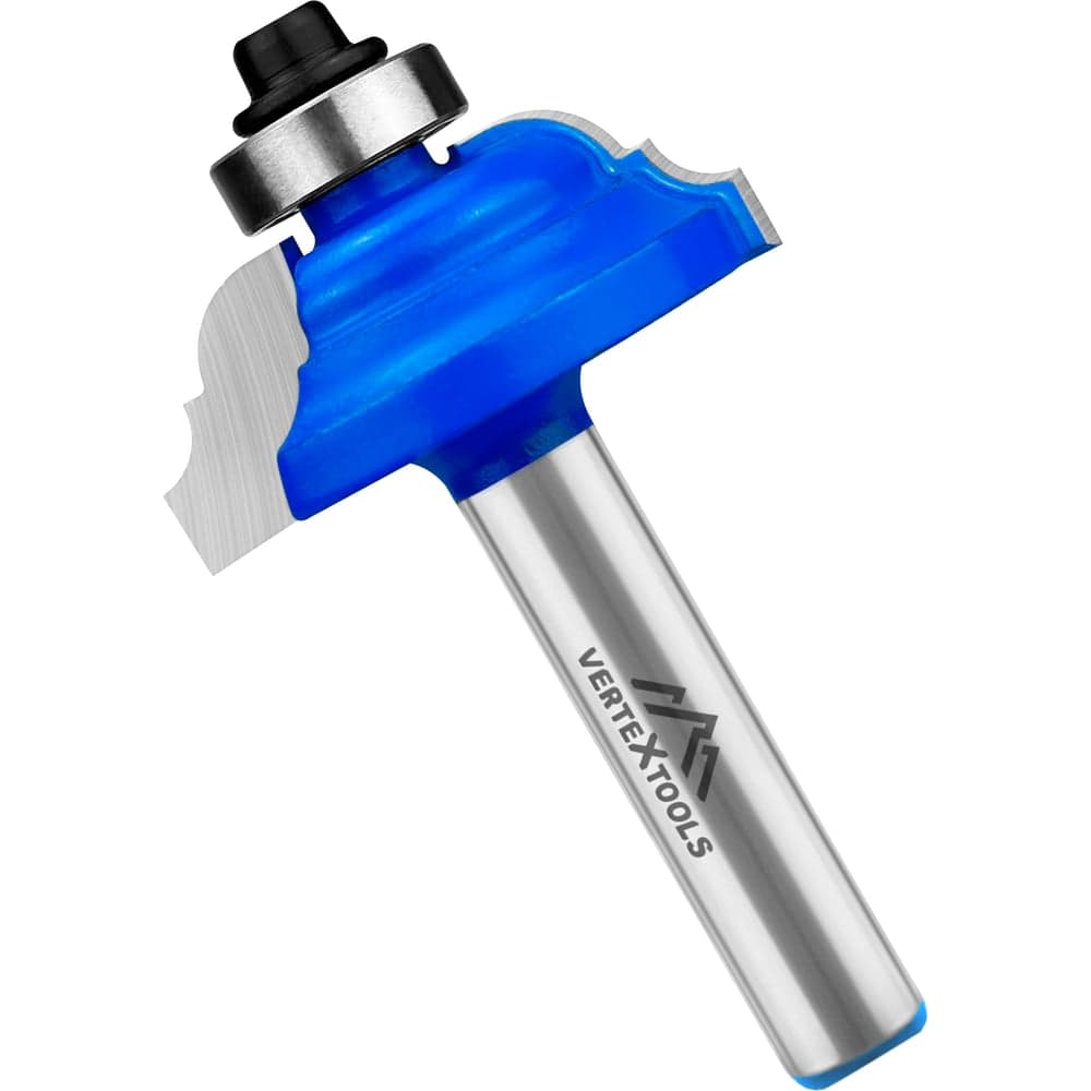 Фреза профильная VERTEXTOOLS Ø33.3×13 мм, хвостовик 8 мм, с подшипником