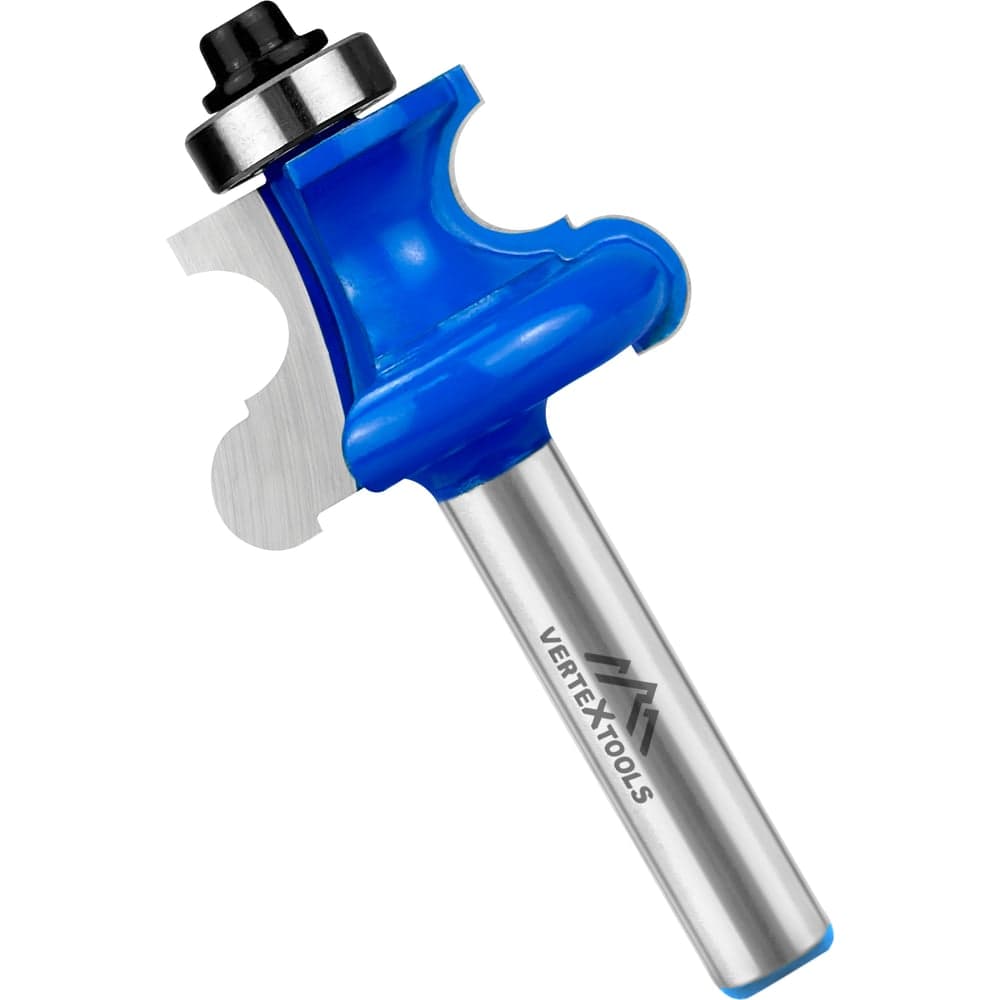 Фреза фигурная VERTEXTOOLS с подшипником Ø32×20 мм, хвостовик 8 мм
