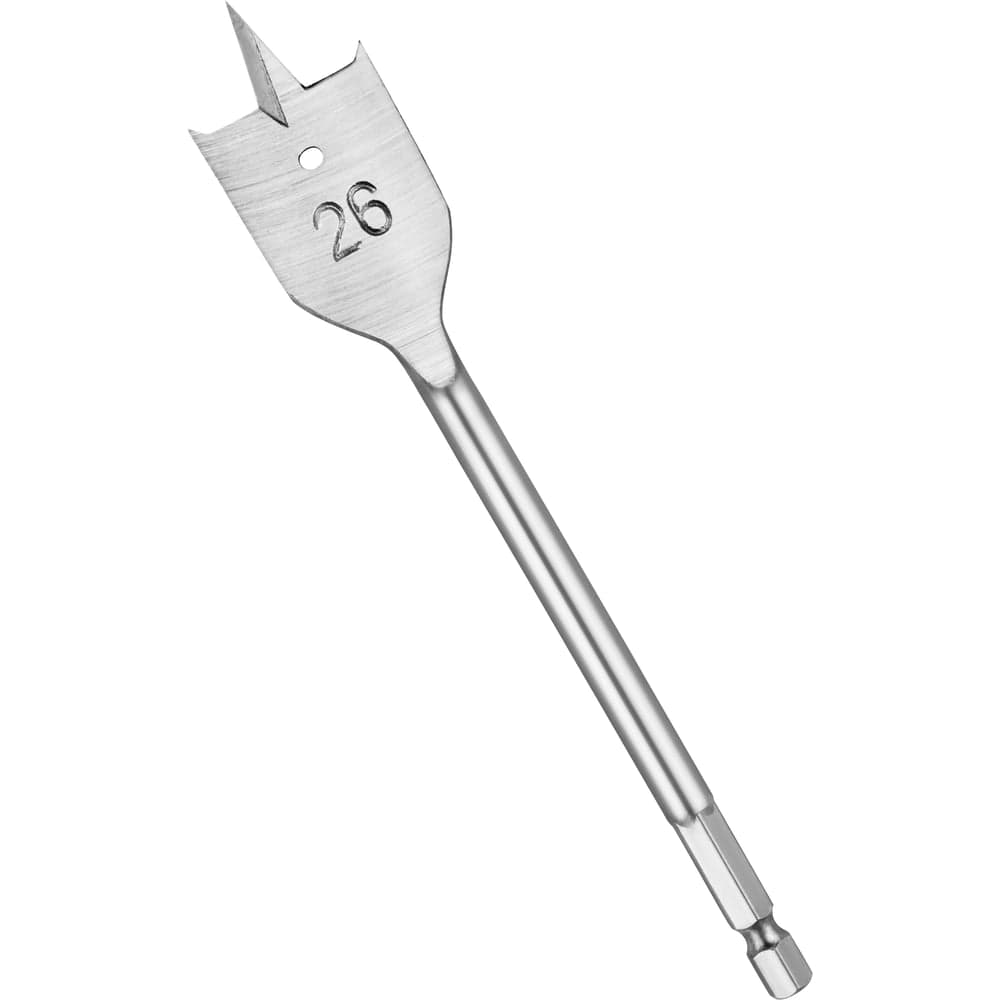 Сверло перовое VERTEXTOOLS Ø26×152 мм, шестигранный хвостовик