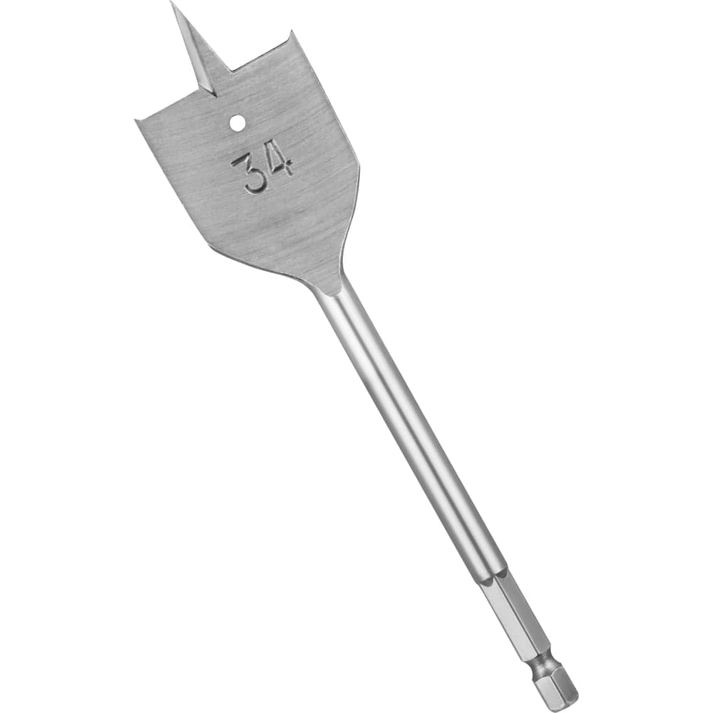 Сверло перовое VERTEXTOOLS Ø34×152 мм, шестигранный хвостовик