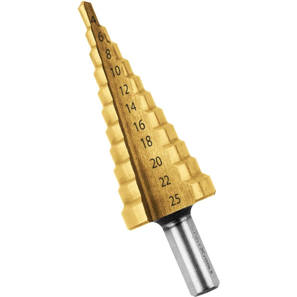 Сверло ступенчатое VERTEXTOOLS Ø4×25 мм