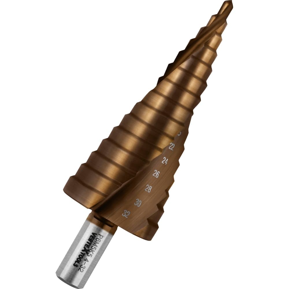 Сверло ступенчатое кобальтовое VERTEXTOOLS Р6М5К5 Ø4×32 мм